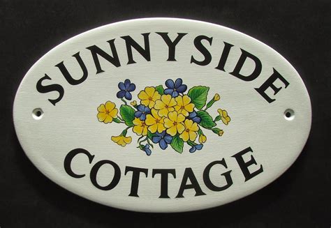 hand painted house signs